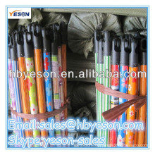 flower pvc coated broom handles